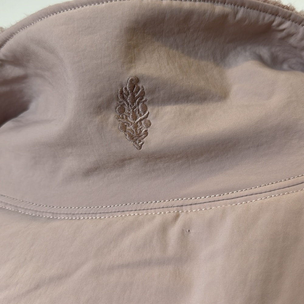 Free People FP Movement Seaside Fleece Embroidered Small - Picture 8 of 9